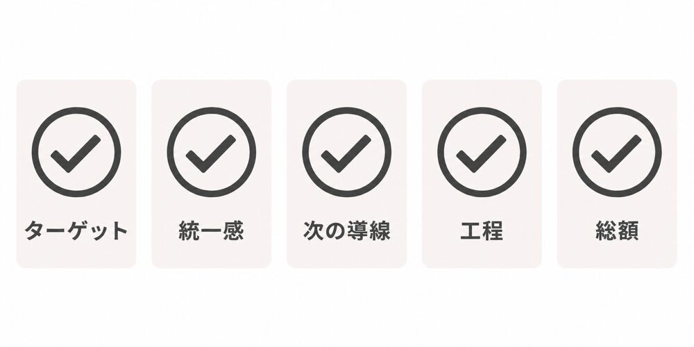 集客につながる名刺デザインの依頼先を選ぶための5項目チェックリスト